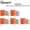 SONOFF SNZB 02D Zigbee Temperature Humidity Sensor with 2.5" LCD Screen for EWeLink SONOFF ZigBee Bridge Alexa Google Home Alice