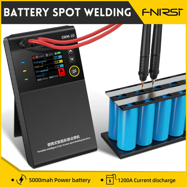 FNIRSI SWM-10 Adjustable Welding Machine Portable 4-Position Adjustable Battery Spot Welder  Up To 0.25mm