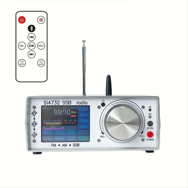 Punctual- ATS-25 SI4732 Full Radio FM LW MW SW SSB Receiver 64-108Mhz Radio Receiver 2.8 Inch Touch Screen