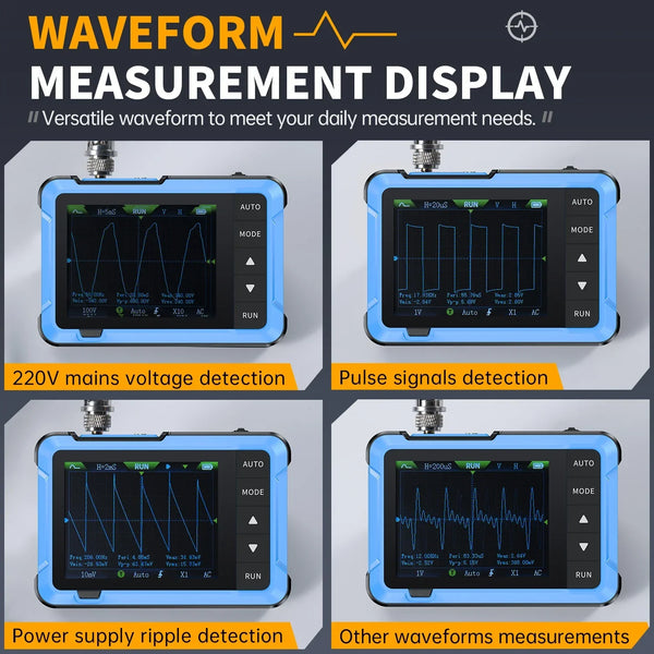 FNIRSI DSO510 New Mini Digital Oscilloscope 2in1 Signal Generator 48MS/s 10MHz  Sampling Rate Electronics Reparie Tools