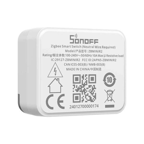 SONOFF Zbminir2 Extreme Zigbee Smart Switch Smart Home DIY Switch Module ZBMini External Switch Control Via eWelink APP Alexa