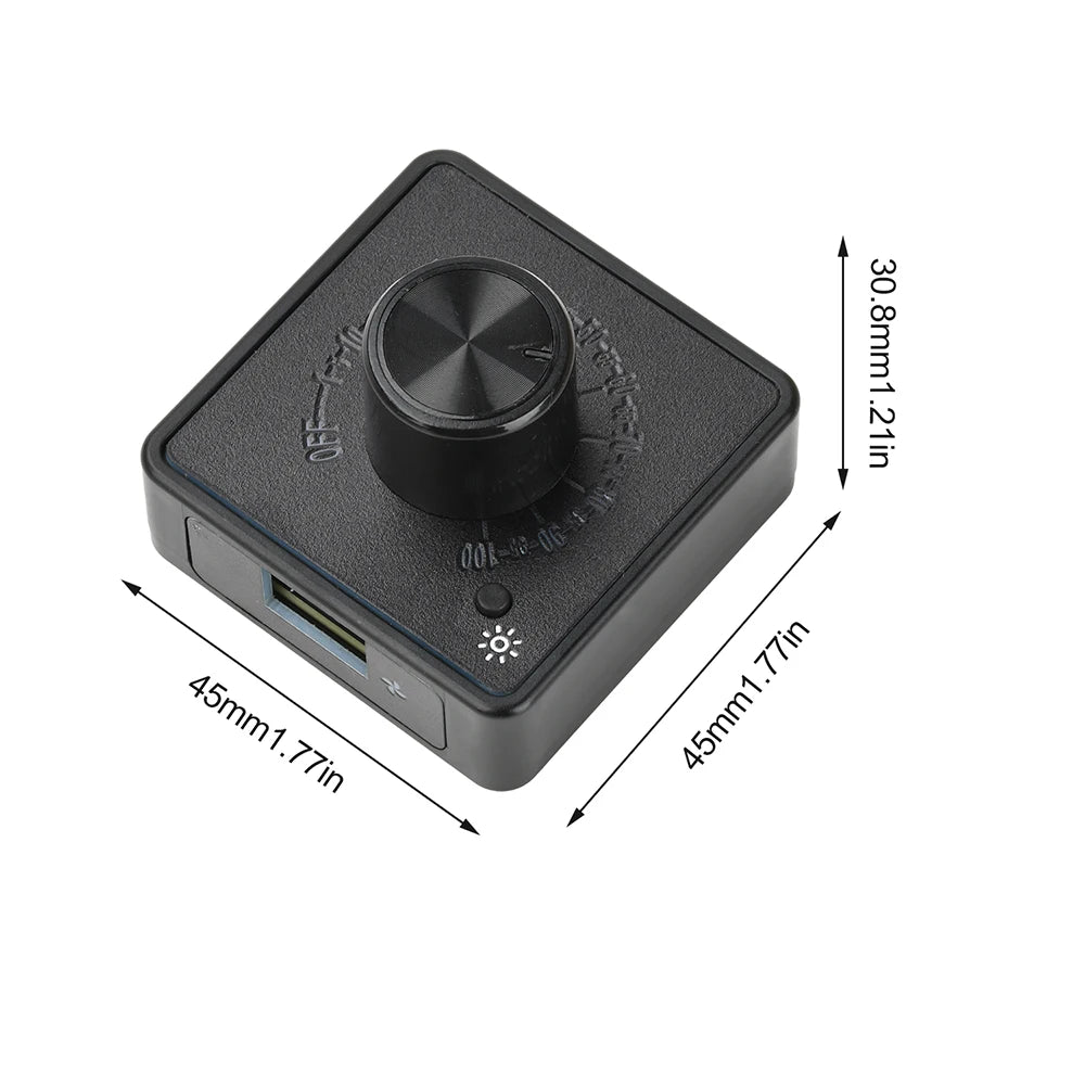 4 Wire Fan PWM Speed Controller PD QC Fast Charging Type C DC 24V 12V 5V Cooling Fan Speed Regulator