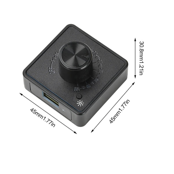 4 Wire Fan PWM Speed Controller PD QC Fast Charging Type C DC 24V 12V 5V Cooling Fan Speed Regulator