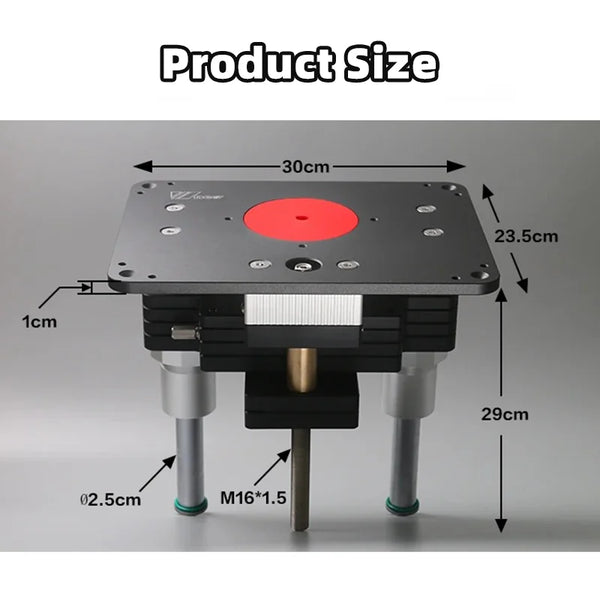 Trim Router Lift Systems Router Plate Heavy Duty Wood Router Inserted Lift Plate For Makita Woodworking Trimming Machine Router