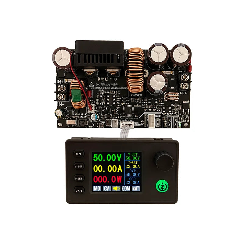 22A 1400W Buck Converter CC CV Step-Down Module LCD Adjustable Regulated Stabilized Voltage Power Supply 5V 12V 24V 36V 48V