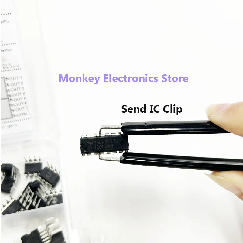 150pcs Integrated Circuits Chips Boxed PC817 ICL7660 NE555 LM358 JRC4558 LM393 LM339 Repair Appliances Send Clip Send Adapter