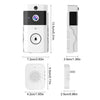Wifivisual Doorbell Bell Camera Wireless Solar Charging Waterproof Night Vision Smart Home HD Doorbell Two-Way Intercom Voice