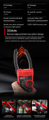 UNI-T UT219PV Clamp Meter Digital 1500V 2500V Bluetooth Multimeter Pliers Ammeter Voltmeter PEAK LPF Photovoltaic Multi Tester