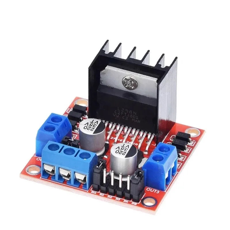L298N DC Motor Driver Module L298N Stepper Motor Smart Car Robot Breadboard Peltier High Power L298 DC Motor Driver for Arduino