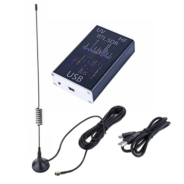 B50C SDR Receiver 100Khz-1.7Ghz Full Band UV RTL-SDR USB Receiver Short Wave Broadband detail image 4