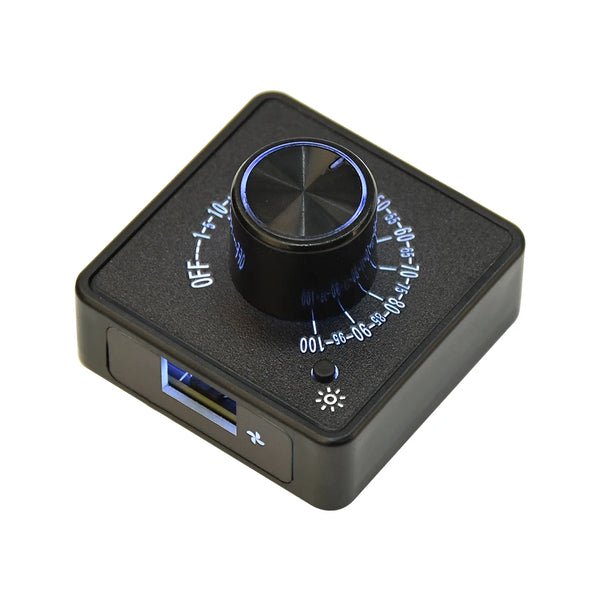 4 Wire Fan PWM Speed Controller PD QC Fast Charging Type C DC 24V 12V 5V Cooling Fan Speed Regulator