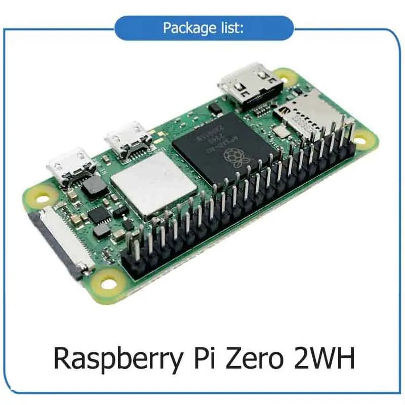 Raspberry Pi  Zero 2 W Zero 2W-Solder Quad-core 64-bit Cortex-A53 Bluetooth BLE & WiFi Optional Zero 2W with Pin Header