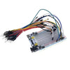 MB-102 Breadboard 400 830 Points Solderless PCB Prototype Board MB102 Power Module 65 Flexible Jumper Wires Test Develop DIY Kit