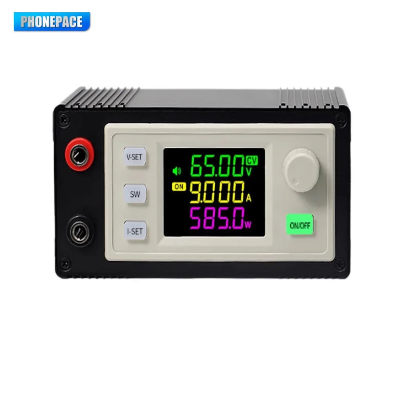 Convertidor reductor de CC XY6509X 65V 9A 585W Regulador ajustable CNC Módulo de carga solar CC CV Lab
