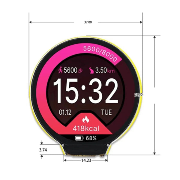 ESP32-C3 1.28 Inch Round Display GC9A01 IPS LCD Touch/Not Touching Screen ESP32 WIFI Bluetooth Dual Core Board for Arduino LVGL