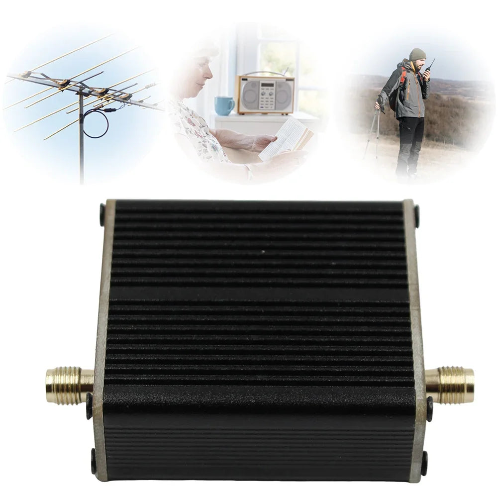 10k-6GHz Full Band Low Noise Amplifier 20dB High Gain Power Preamplifier LNA Module Low Noise Gain Block Amplifier for RF & SDR