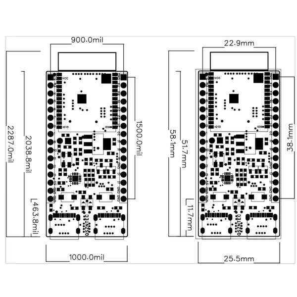 ESP32-C6-DevKitC-1 Development Board ESP32 N4 Core Board 4MB Flash WIFI6 BLE Zigbee detail image 4