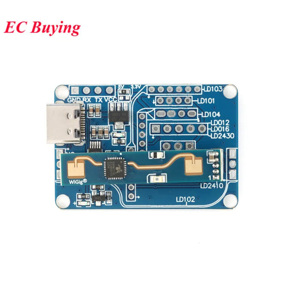 HLK-LD2410B Test Kit LD2410 FMCW 24G Smart Human Presence Status Sensing Radar Heartbeat Detection Sensor Module High Sensitivit