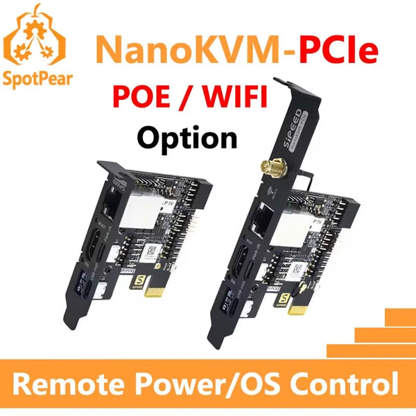 Sipeed NanoKVM PCIe Server di controllo remoto / alimentazione / manutenzione desktop UART HDMI USB RISC-V NanoKVM-PCIe per PiKVM