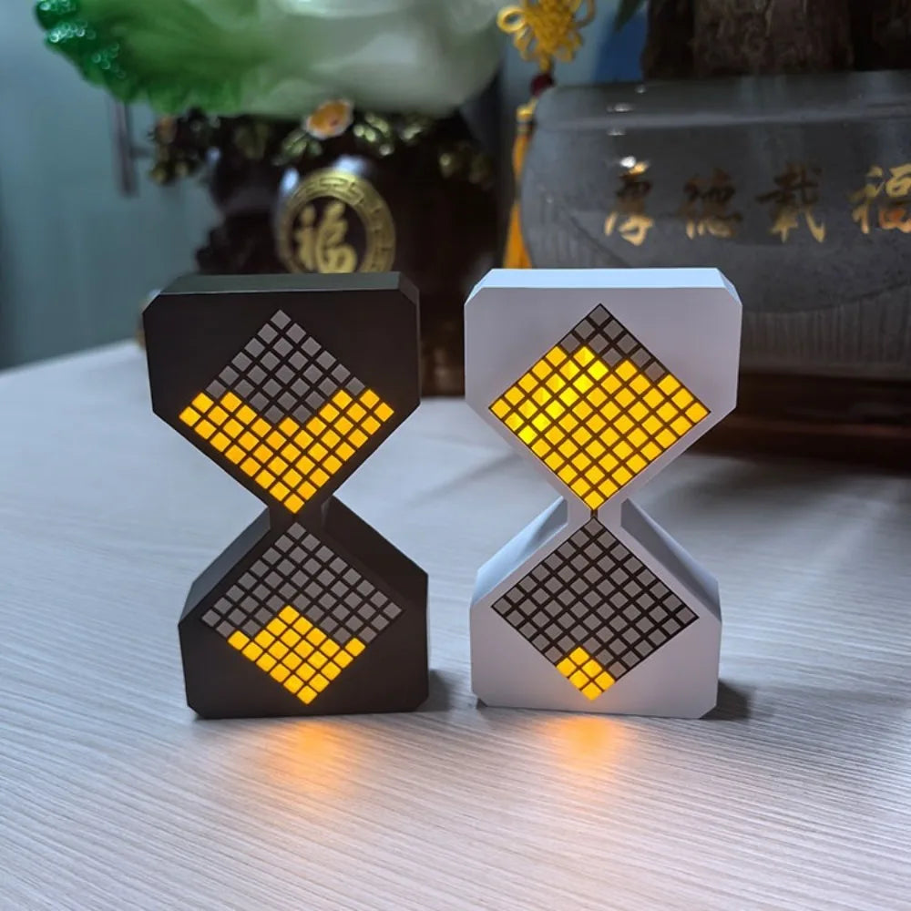 Cyber Style LED Electronic Hourglass with Gravity Sensing 1-30 Min Timer DIY Digital Sand detail image 2