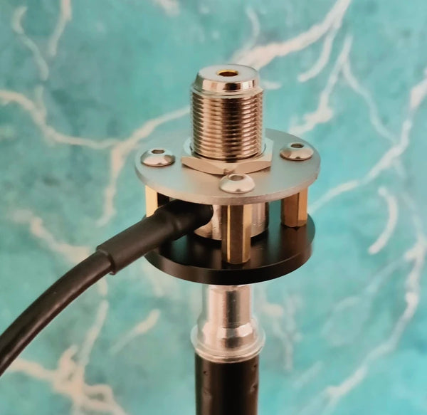 Tripod antenna installation bracket outdoor portable M pipe head  base 1/4 inch threaded UV+shortwave