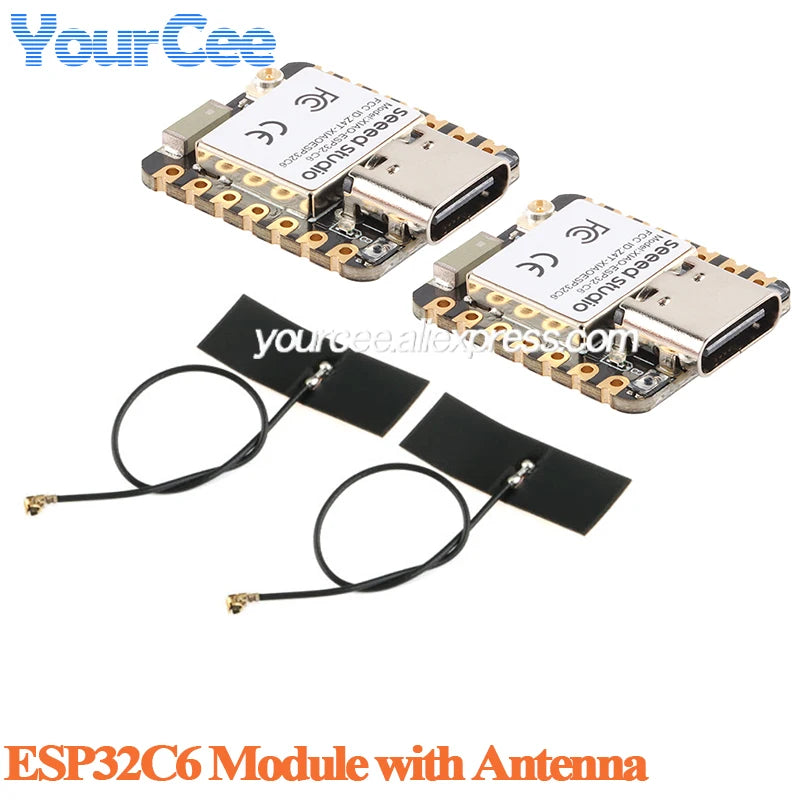 10pcs/1pc ESP32 Seeed Studio XIAO ESP32C6 WiFi 6+Bluetooth-compatible Ble 5 Zigbee Matter Wireless Development Board esp32C3