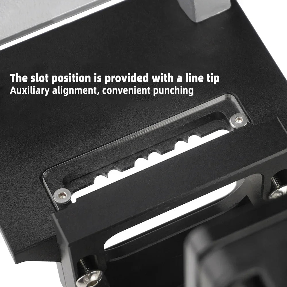 2 in 1 Mortising Jig Trimming Machine Slotting Bracket  Woodworking Slotting Locator Tool for Woodworking Furniture Splicing