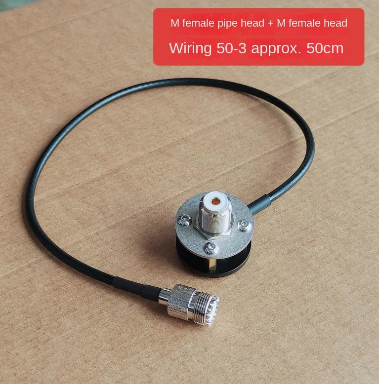 Tripod antenna installation bracket outdoor portable M pipe head  base 1/4 inch threaded UV+shortwave