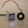 Square Dual Display Voltmeter & Ammeter LED Digital Voltage Gauge AC 60-500V 0-100A Current Meter Durable Voltage Panel KXRE