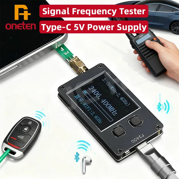 MAGICO High-Precision Signal Frequency Tester Tools F2400 Mobile Phones Earphones Bluetooth WiFi Wireless Signal Fault Detection