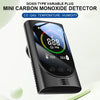 GC600 4-in-1 Plug-in Carbon Monoxide Detector Combustible Gas Alarm Temperature Humidity Sensor High Precision CO Gas Monitor