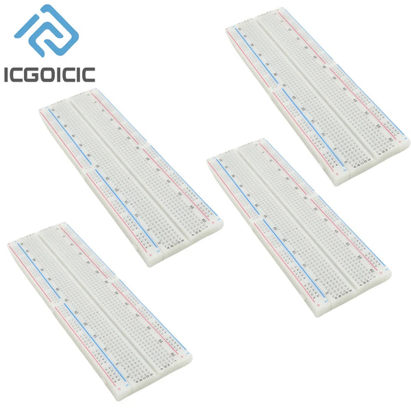 1-10PCS Breadboard 830 Point PCB Bread Board MB-102 Prototype PCB Solderless Breadboard Protoboard Circuit PCB DIY Kit