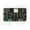 ESP32 Simple FOC Dual-way Brushless Motor Drive Board Onboard ESP32-WROOM-32E Module DC12V Brushless Motor Control Module