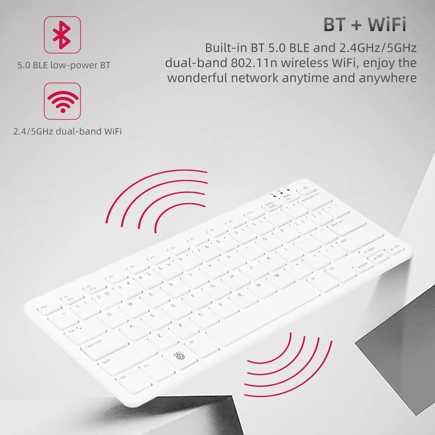 New Raspberry Pi 500 Official Keyboard Powerful Computer Kit Mainboard All in One Programming Built Into Quad-core Arm Processor