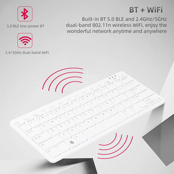 New Raspberry Pi 500 Official Keyboard Powerful Computer Kit Mainboard All in One Programming Built Into Quad-core Arm Processor