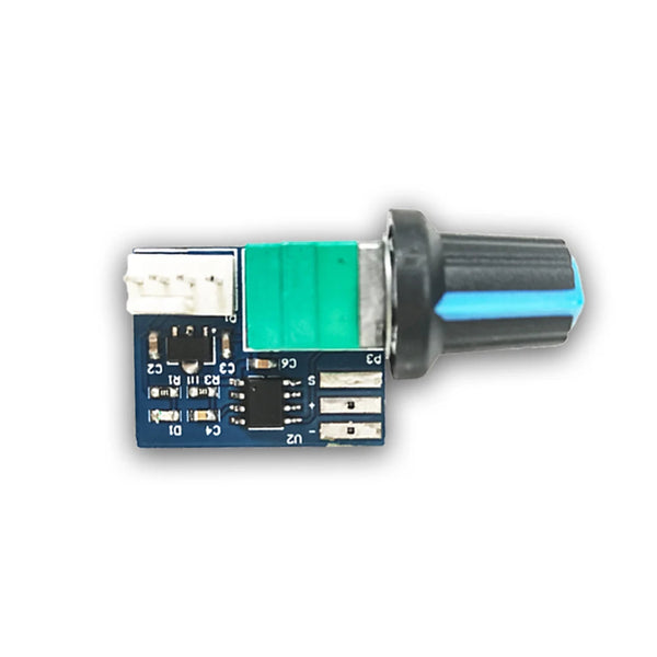 12V Single Channel PWM Fan Speed Controller with 25KHZ Frequency Duty Cycle Adjustable from 0% to 97%