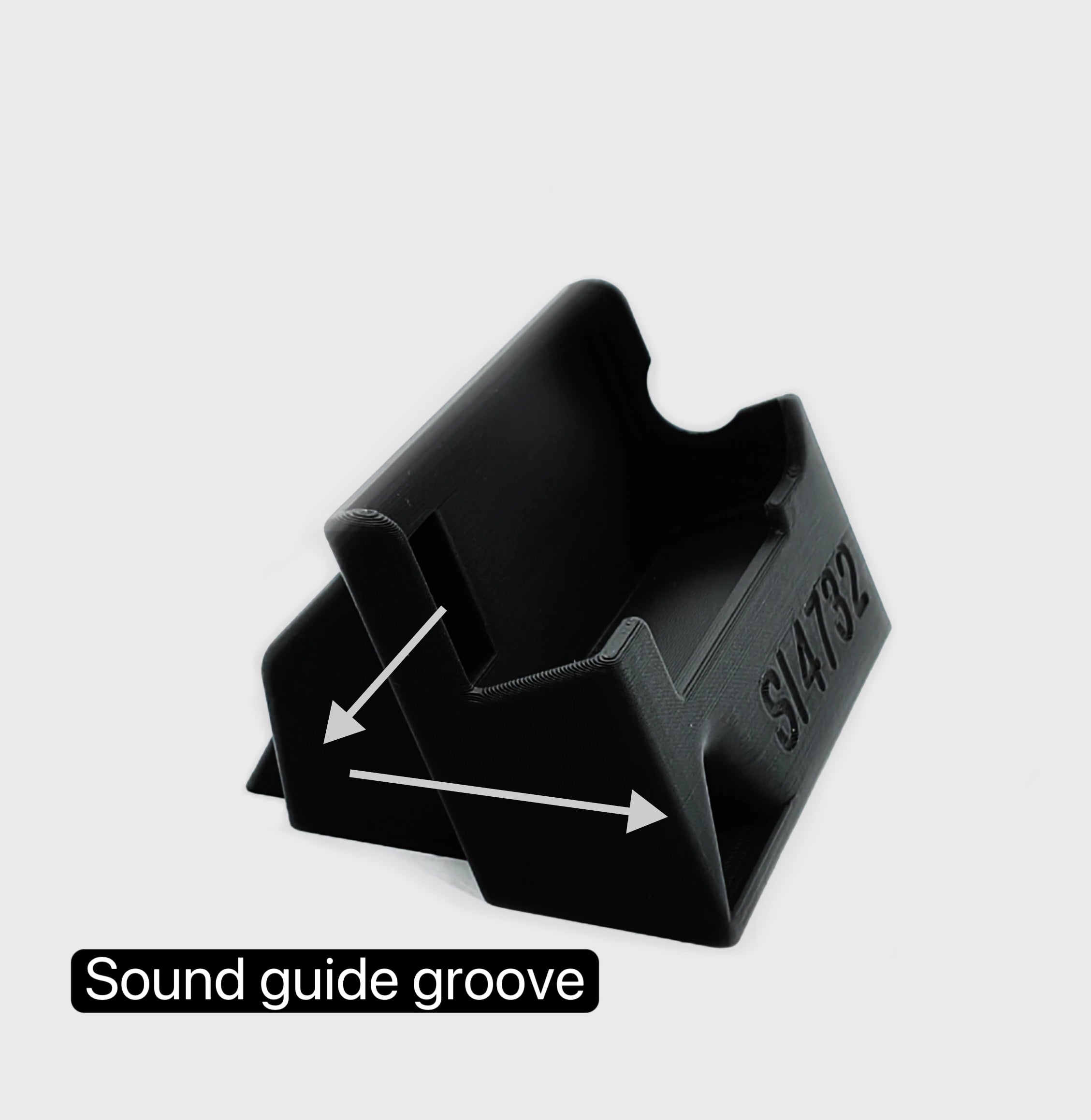 Holder for ATS MINI SI4732 DSP Radio with Built-in Sound Guide 3D Printed Material