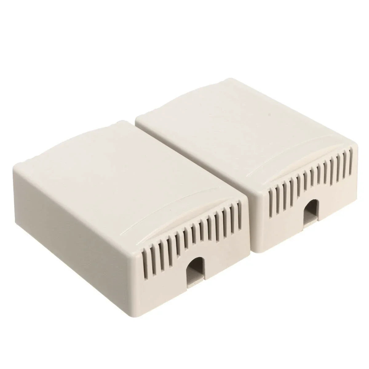 2PCS DIY Plastic Project Housing Electronic Junction Case Power Supply Box