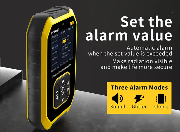 FNIRSI GC-01 Geiger Counter Nuclear Radiation Personal Dosimeter Detectors X-ray β γ Ray Beta Gamma Detector Radioactive Tester