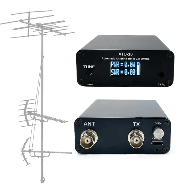 ATU-10 ATU10 QRP Antenna Tuner 1-15W Antenna Automatic Tuner 0.91 Inch OLED Display detail image 4