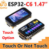 ESP32 C6 Development Board 1.47 inch Touch Option LCD Display Screen ST7789 For Arduino WiFi6/LVGL/HMI Onborad SD-Port/RGB-LED
