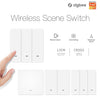 ZigBee Scene Switch Remote Panel Wall Push Button Home Wireless Control Battery Powered Automation For Tuya Smart Life Devices