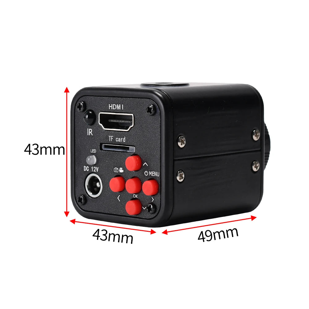 HAYEAR 16MP FHD Microscópio Câmera 1080P HDMI Mini Câmera Industrial Lupa Digital Suporte Cartão TF para Reparo de Telefone Solda