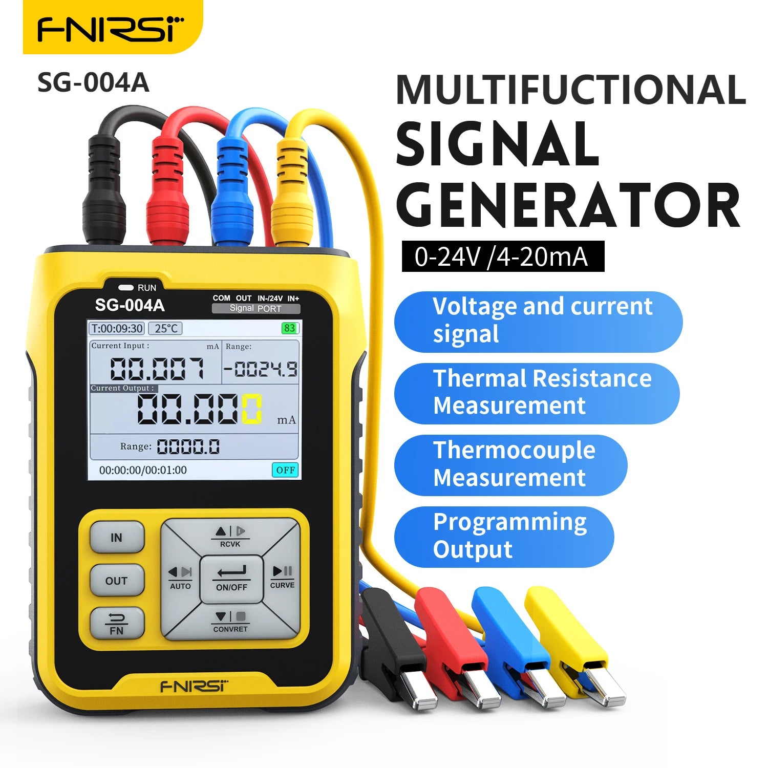 FNIRSI  SG-004A  Signal Generator Multifunctional 4-20mA 2.4