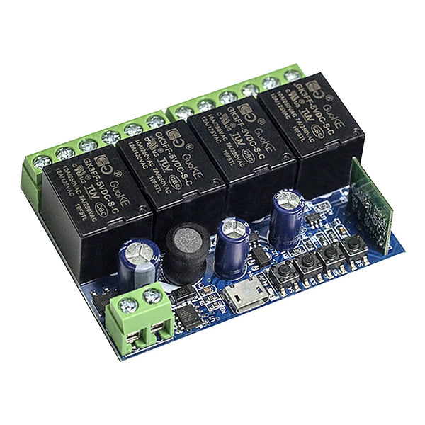 GERMA Input USB 5V DC 5 12 24 36 48V eWeLink Smart Wifi Switch Wireless Relay Receiver Module 4CH Remote Control For Google Home