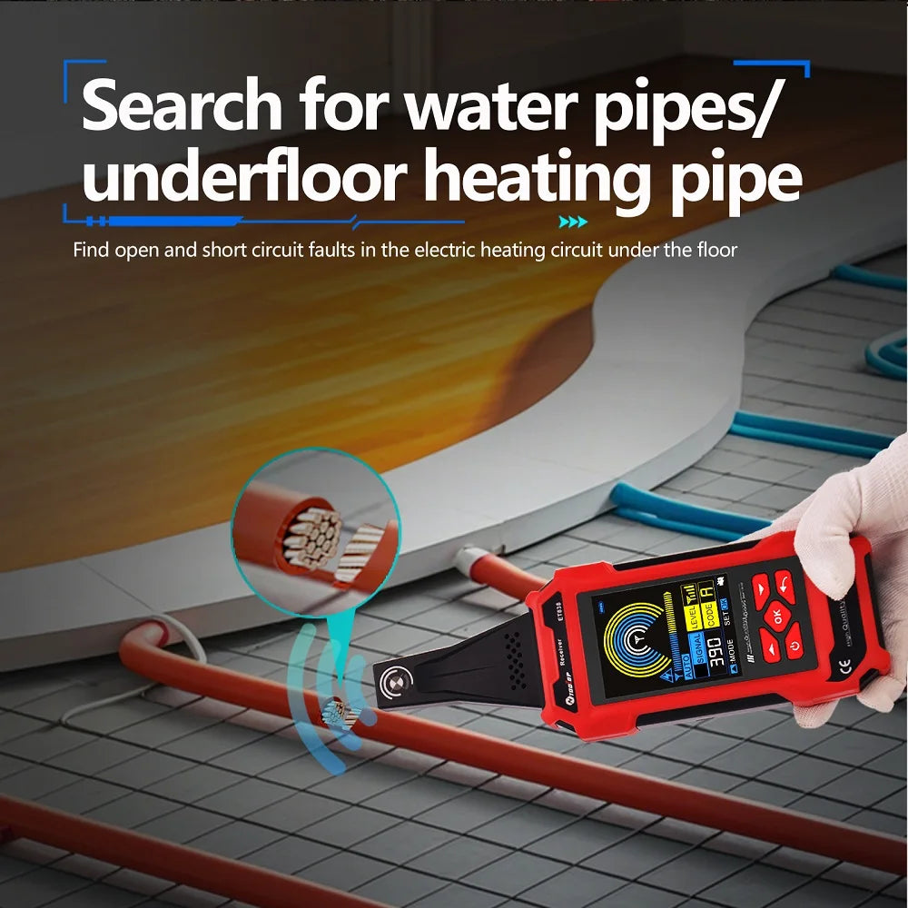 TOOLTOP ET836 ET838 Cable Locator Underground Wall Cable Water Pipes Tracker Circuit Break Short Electrical Cable Locator