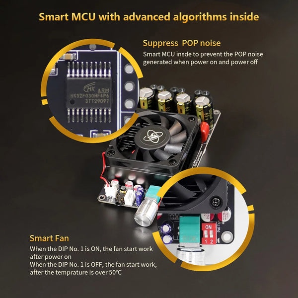TPA3255 Class D Amplifier XY-AP3002 Pure Power Amplifier Board 300W x 2 Digital Audio detail image 3
