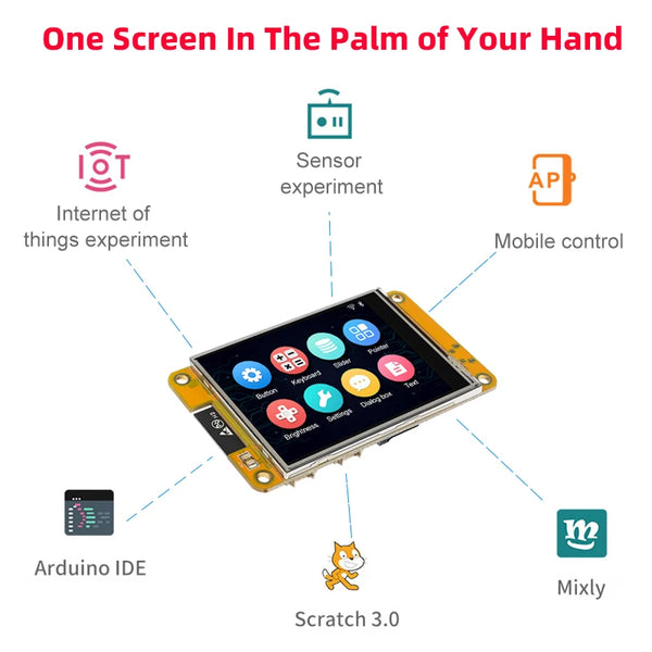 ESP32 MCU 2.8 Inch Smart Display for Arduino LVGL WIFI Bluetooth Touch WROOM 240*320 Screen detail image 3