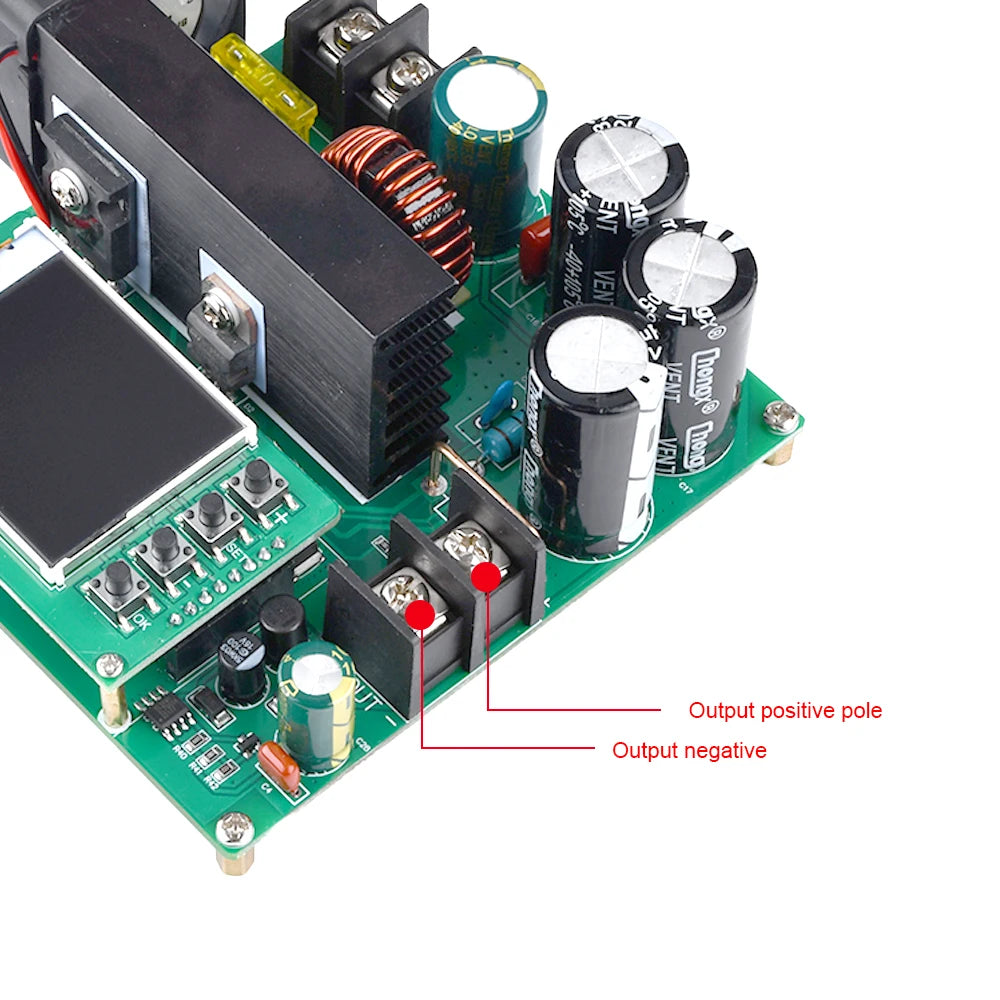 900W 15A Boost Converter DC-DC 9V~60V to 10V-120V LCD Display Control Step Up Module High detail image 11