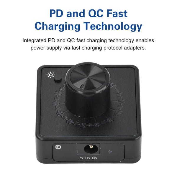 4 Wire Fan PWM Speed Controller PD QC Fast Charging Type C DC 24V 12V 5V Cooling Fan Speed Regulator